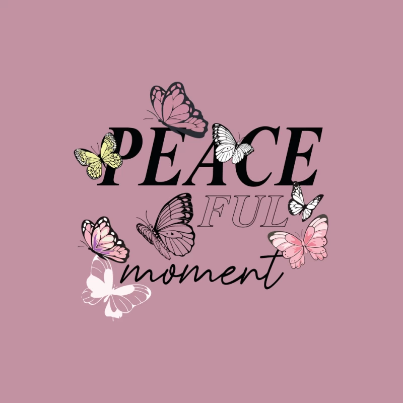 Peaceful Moment – Elegant Butterfly Serenity Pin