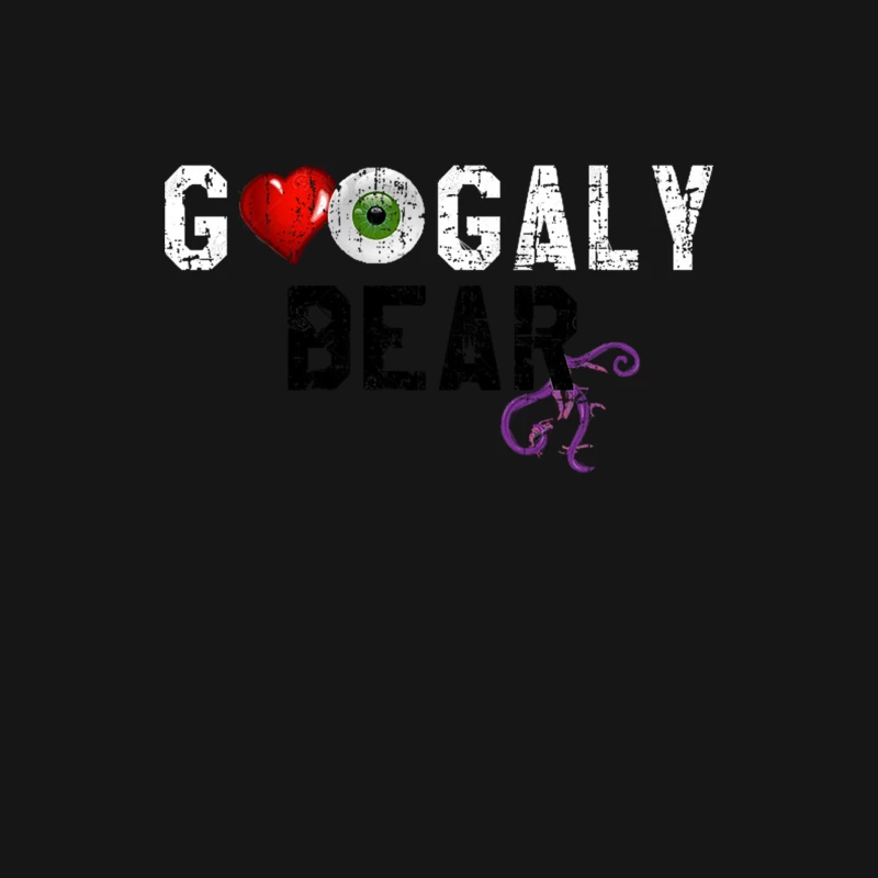 Googaly Bear distressed Male Long Sleeve T-Shirt