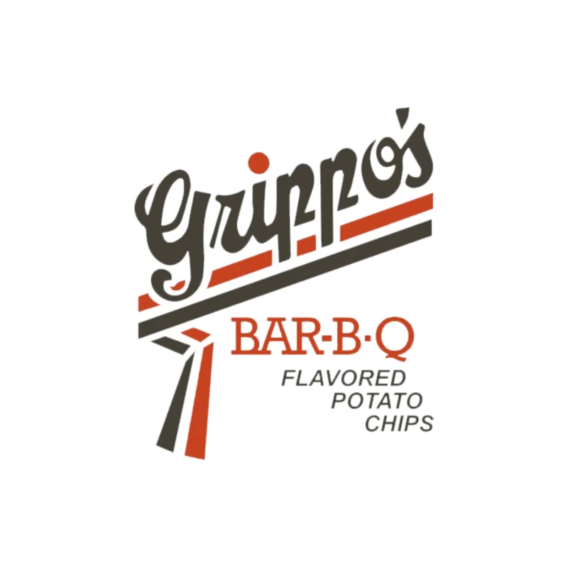 grippos bar-b-q flavored potato 2 Throw Pillow