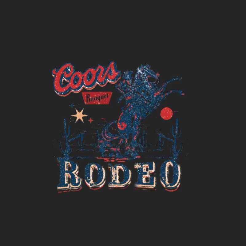 Design Coors Rodeo avec Cowboy et Cheval Homme Sweat-shirt à enfiler