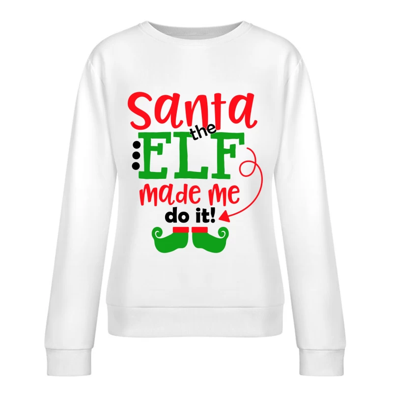 Conception festive de Noël Femme Sweat-shirt à enfiler