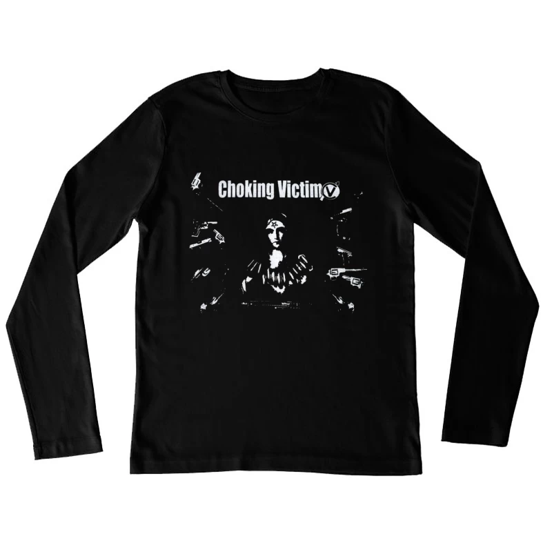 Choking Victim The Punk Rock Female Long Sleeve T-Shirt