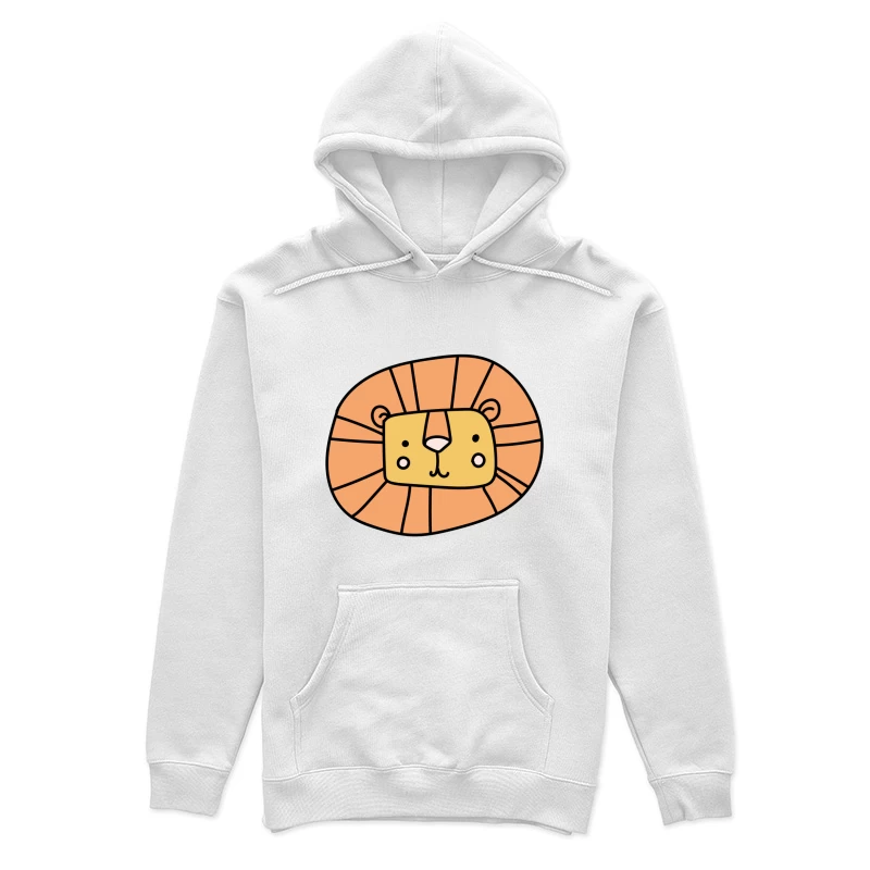 Illustration mignonne de lion Femme Sweat à capuche