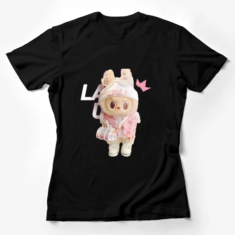 Kuscheliges Häschen in cooler Kleidung Damen T-Shirt