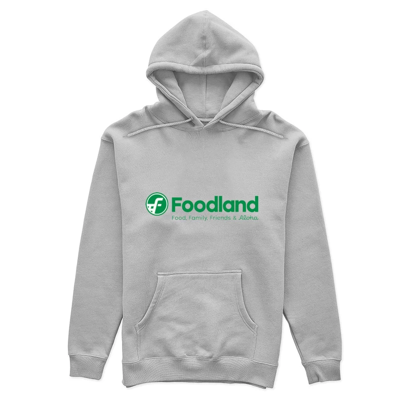 Foodland Supermarket: Hawaiian Grocery Chain with Green Logo and Aloha Spirit Female Pullover Hoodie