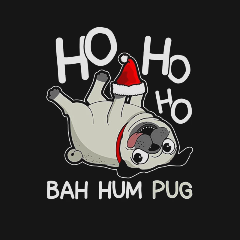 Chien de Noël drôle avec bonnet Femme T-Shirt