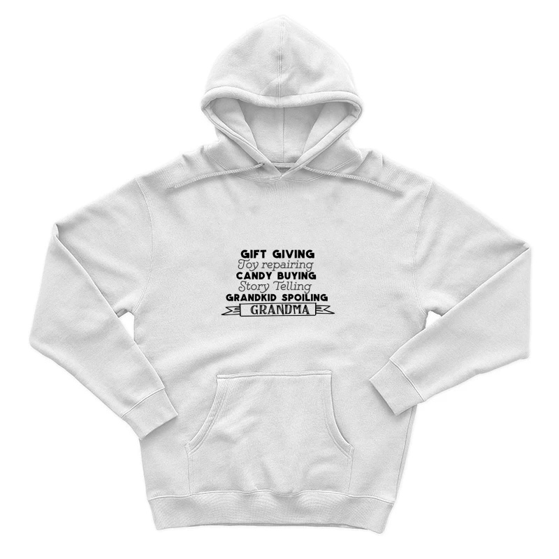 Logo minimaliste en noir sur blanc Homme Sweat à capuche