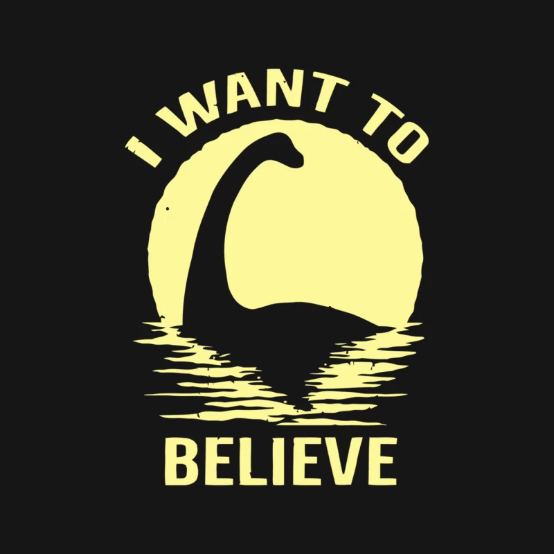 UFO Believer's Yellow Graphic Inspired by X-Files Mouse Pad