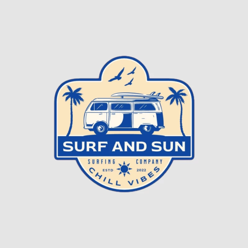 Surf et Soleil – Ambiance Détente Surf Homme Sweat à capuche