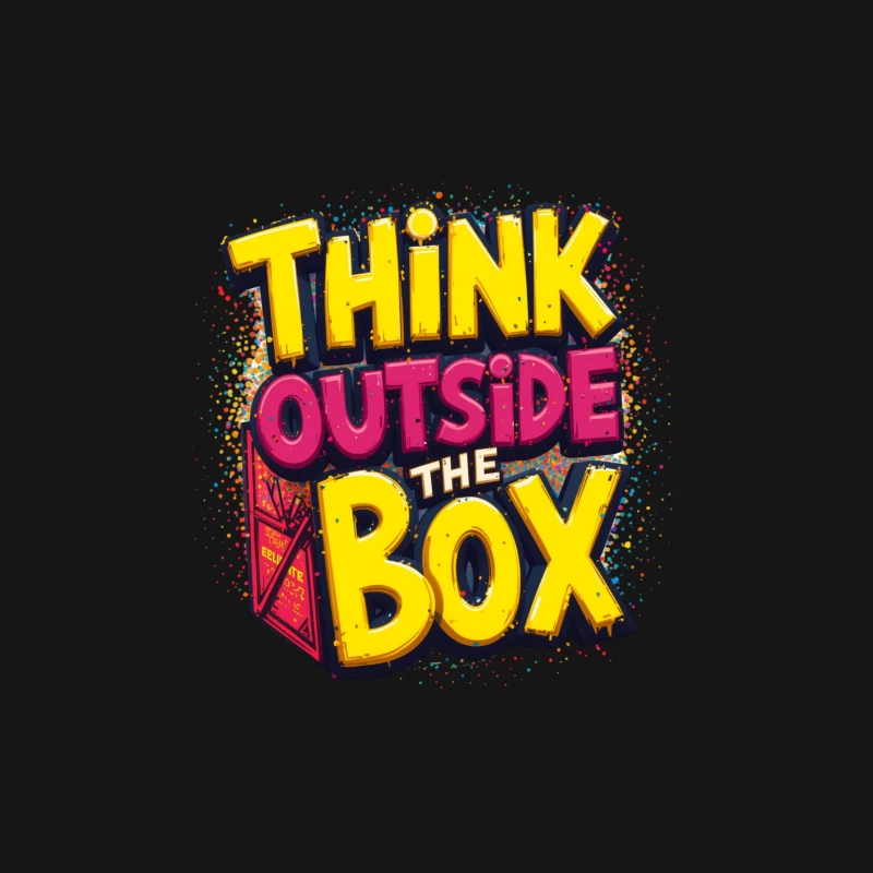 Think Outside the Box Design Female Long Sleeve T-Shirt