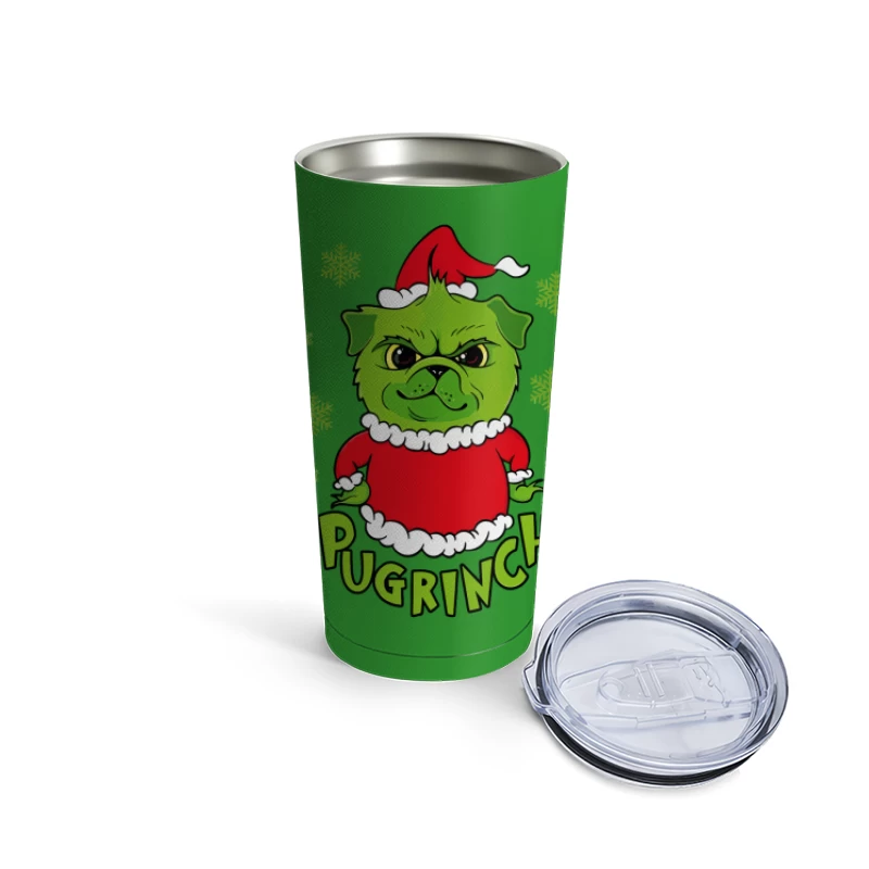 Pugrinch: Grumpy Holiday Cheer Travel Mug