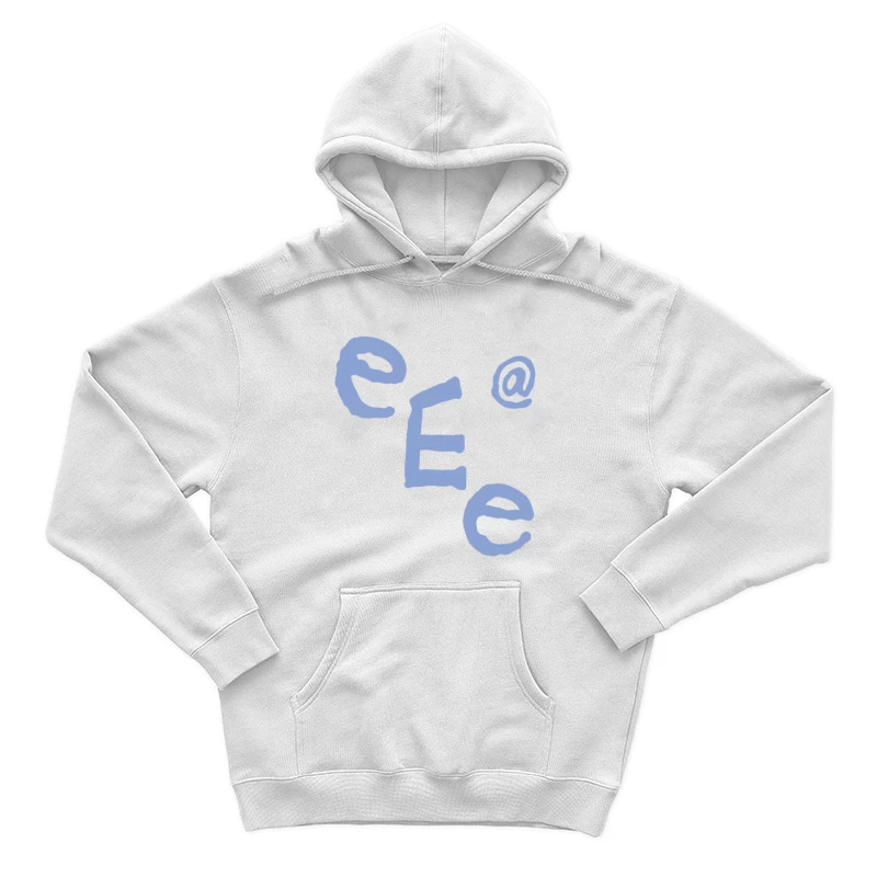 Abstrakte Buchstaben und Symbole Herren Pullover Hoodie