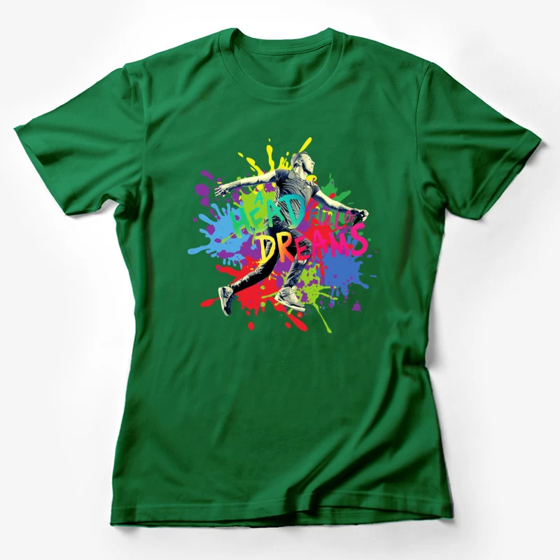 Coldplay Splash Color Female T-Shirt