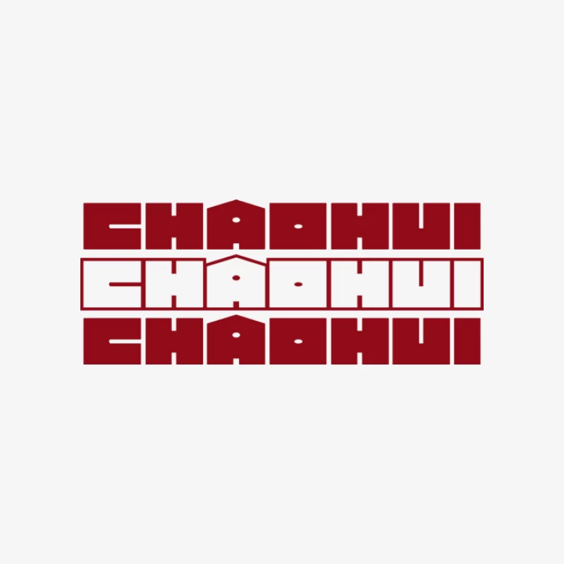 Modernes Chaohui Logo Design Herren Pullover Sweatshirt