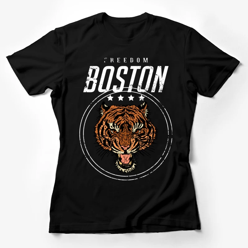Symbole de Tigre de Boston Femme T-Shirt
