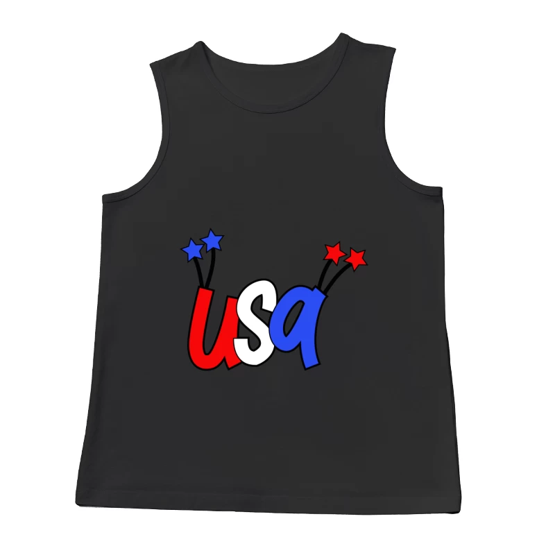 Design USA patriotique coloré Homme Débardeur