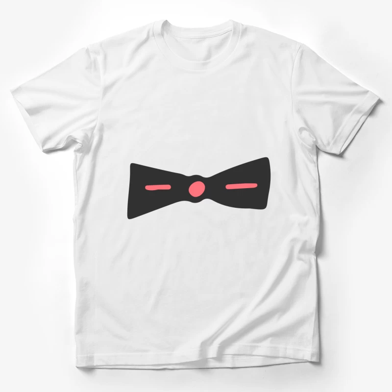 Noeud papillon élégant avec détails roses Homme T-Shirt