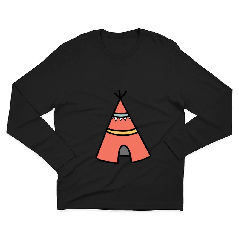 Tente tipi colorée Homme Manches Longues T-Shirt