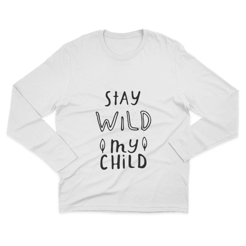 Phrase inspirante pour enfants Homme Manches Longues T-Shirt