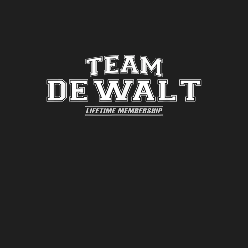 Team DeWalt Lifetime Membership Logo Design Male Tank Top