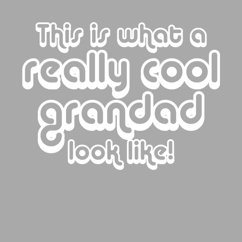 Cool Grandad Male Pullover Hoodie