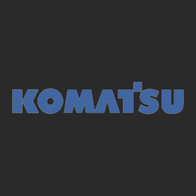 Komatsu Industrial Equipment Company Logo in Blue Baseball Cap