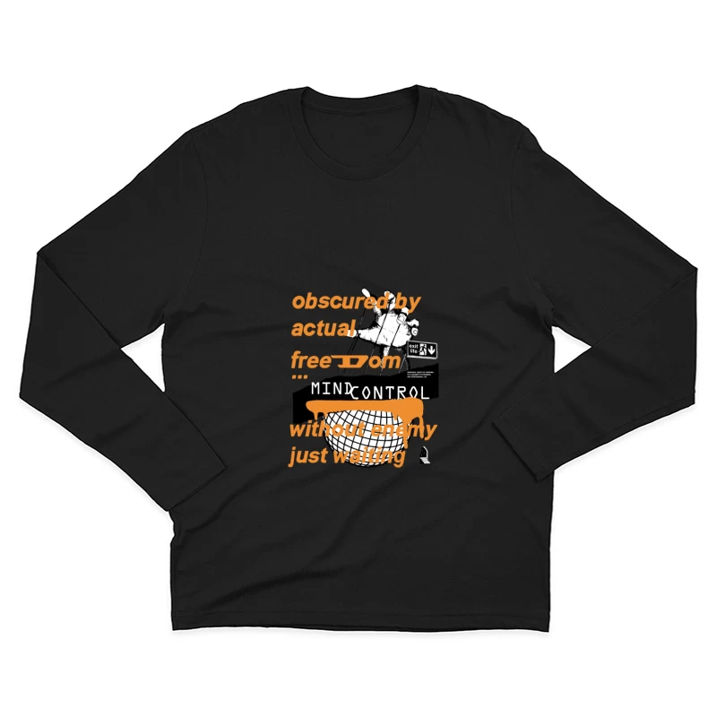 Gedankenmanipulation und Freiheit Herren Langarm T-Shirt