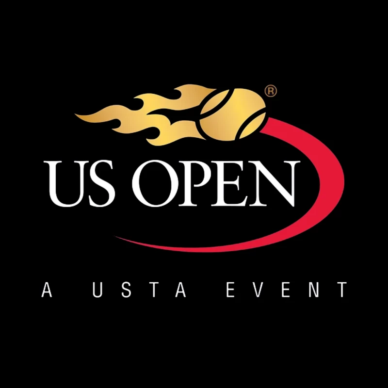 US Open Tennis Championship Tournament Logo Design Mouse Pad