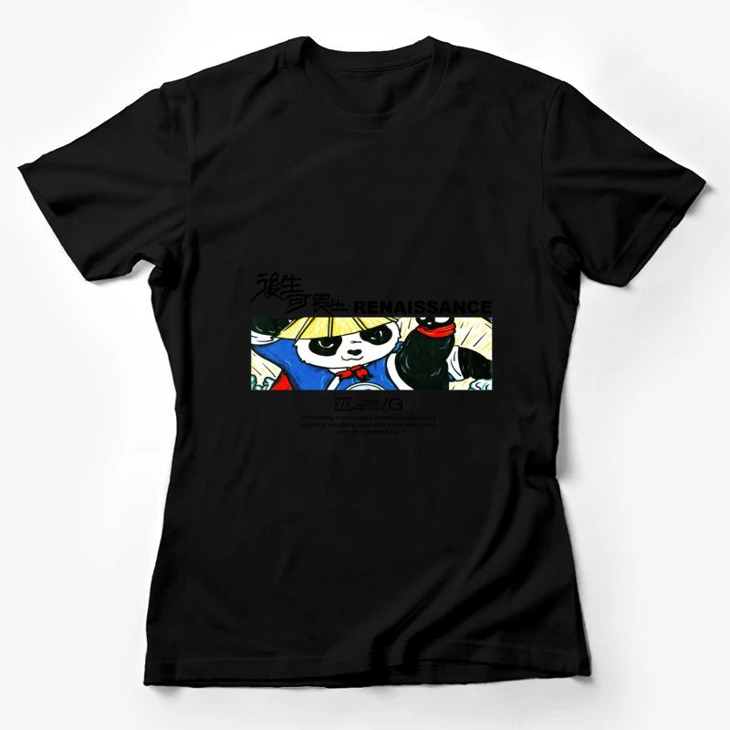 Kung-Fu Panda Comic Illustration Damen T-Shirt