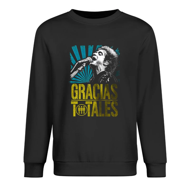 Soda Stereo Gracias Totales Retro Male Pullover Sweatshirt