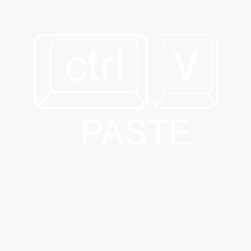 Copy Paste Cotton Tote Bag