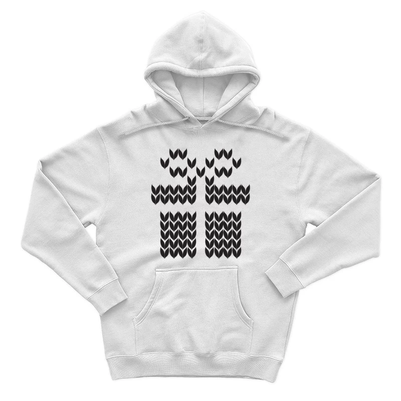 Motif de feuilles symétriques Homme Sweat à capuche
