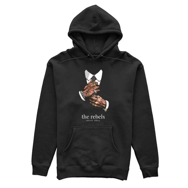 Rebellisches Tattoo-Design Damen Pullover Hoodie