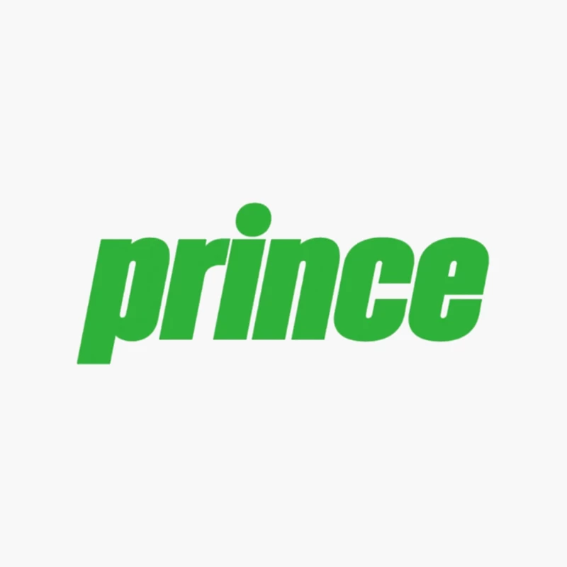 Prince Sports Brand Green Logo Cotton Tote Bag