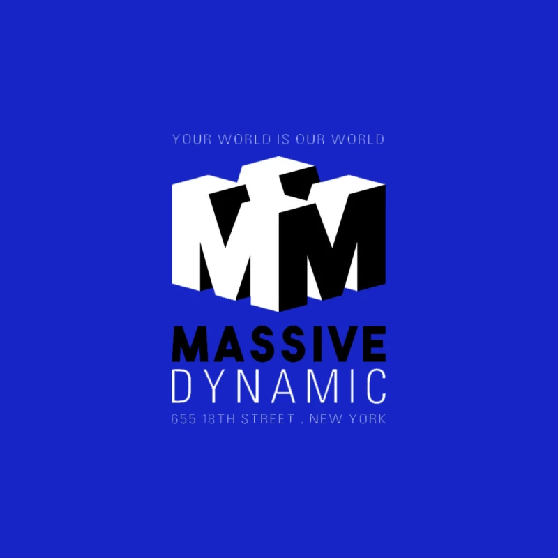 Fringe Massive Dynamic Logo Throw Pillow