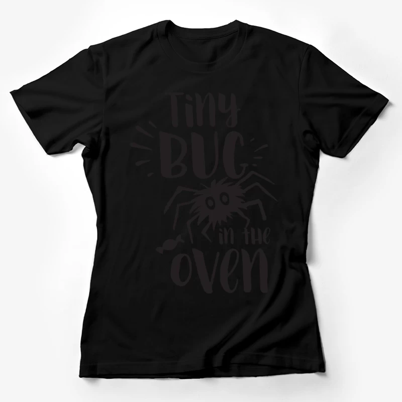 Annonce de grossesse avec araignée mignonne Femme T-Shirt