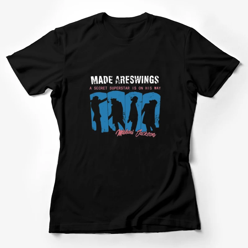 Design Silhouette de Michael Jackson Femme T-Shirt