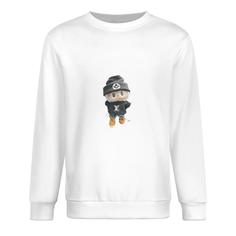 Niedlicher Mode-Puppe mit LV Kleidung Herren Pullover Sweatshirt