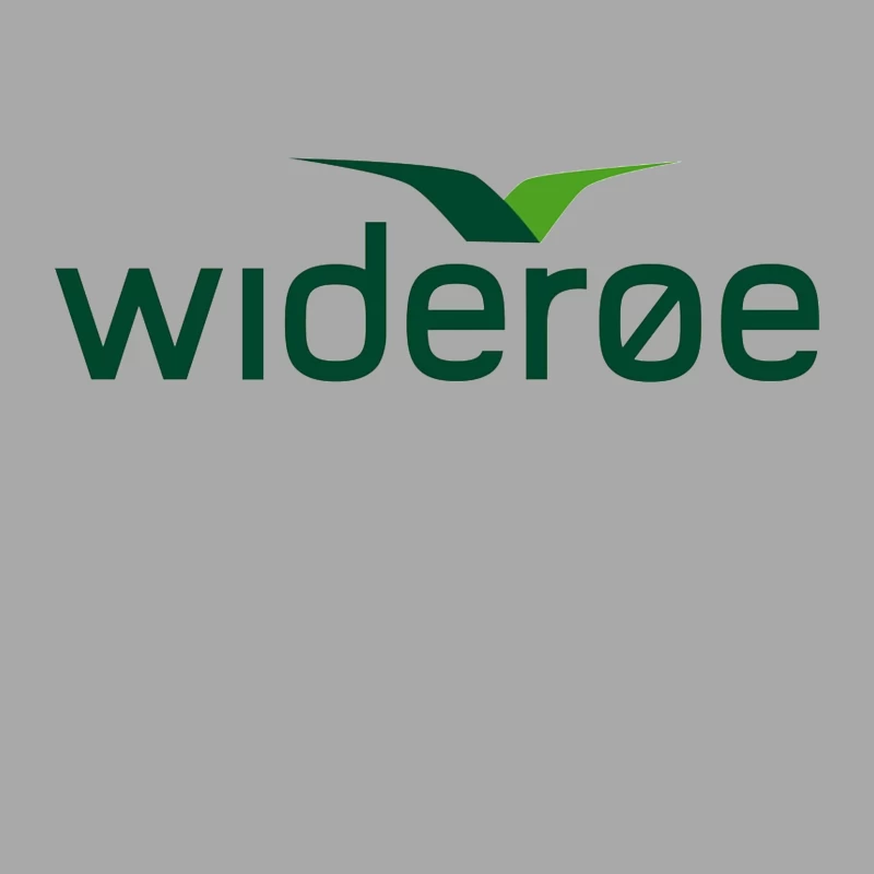 Wideroe Airlines Green Bird Logo Design Female Pullover Hoodie