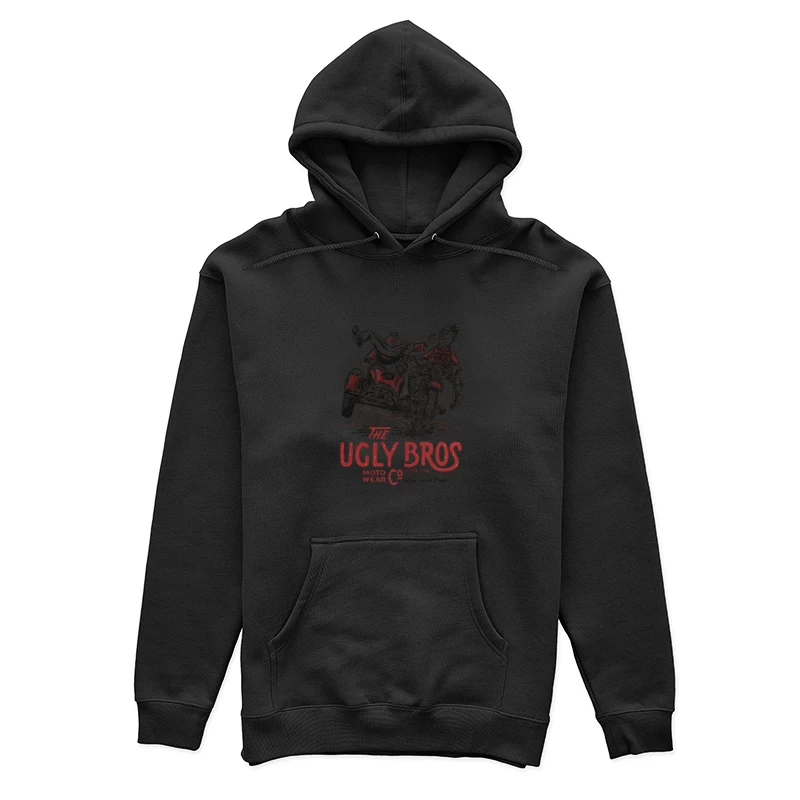Motorrad-Abenteuer mit Ugly Bros Damen Pullover Hoodie