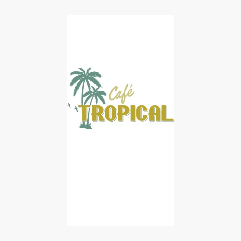 Cafe Tropical iPhone Case
