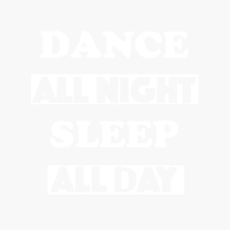 Dance All Night Cotton Tote Bag