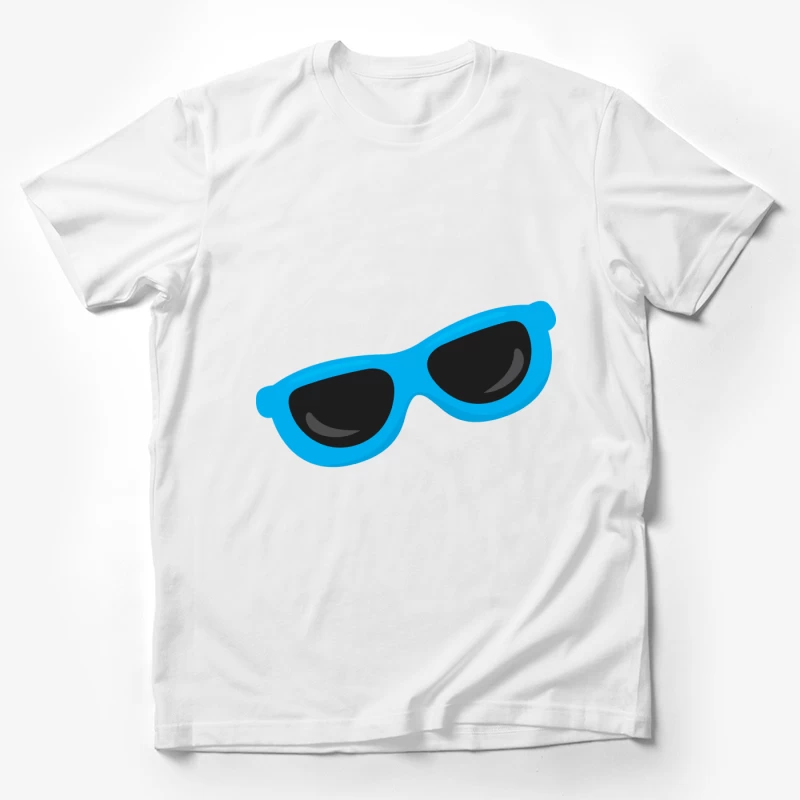 Lunettes de soleil bleues Homme T-Shirt
