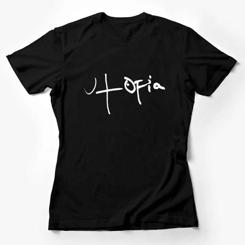 Simple Abstract Line Drawing Female T-Shirt