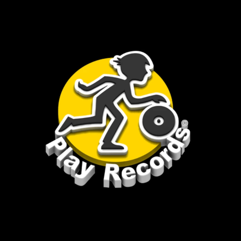 3D Play Records Logo Tapestry