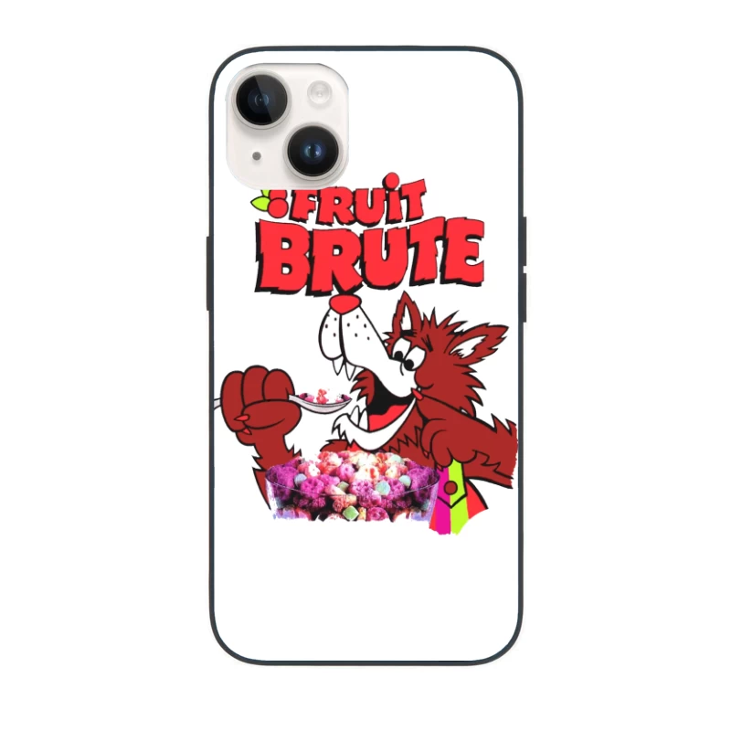 Vintage Fruit Brute Monster Cereal Mascot Logo iPhone Case