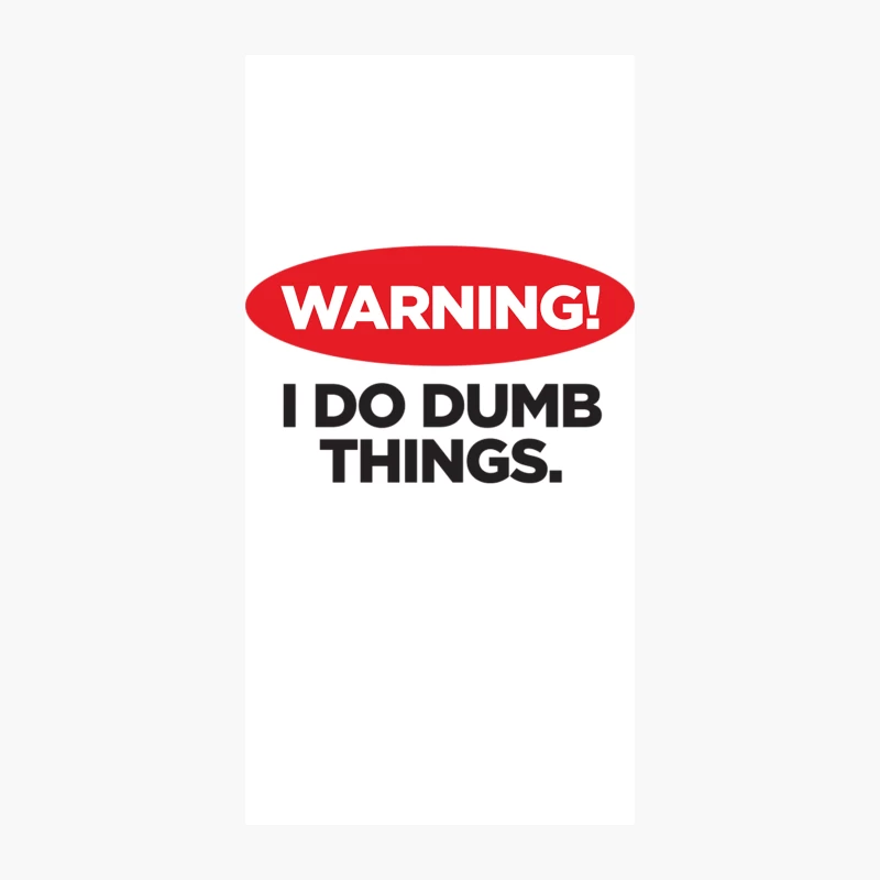 Warning iPhone Case