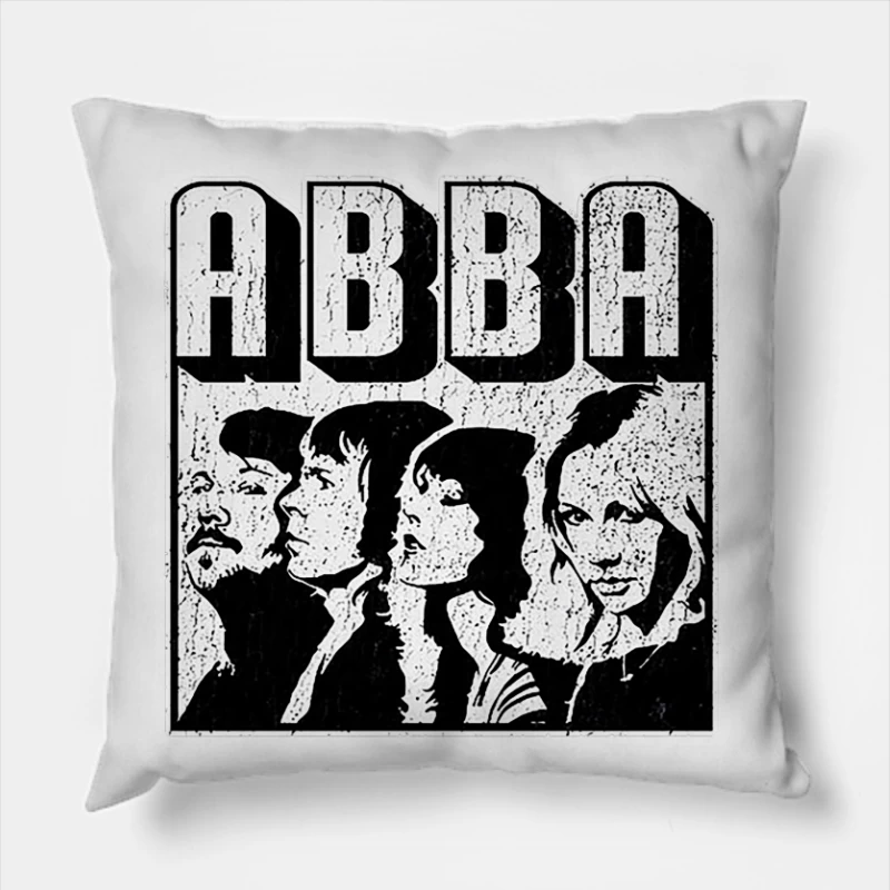 Abba Retro Throw Pillow