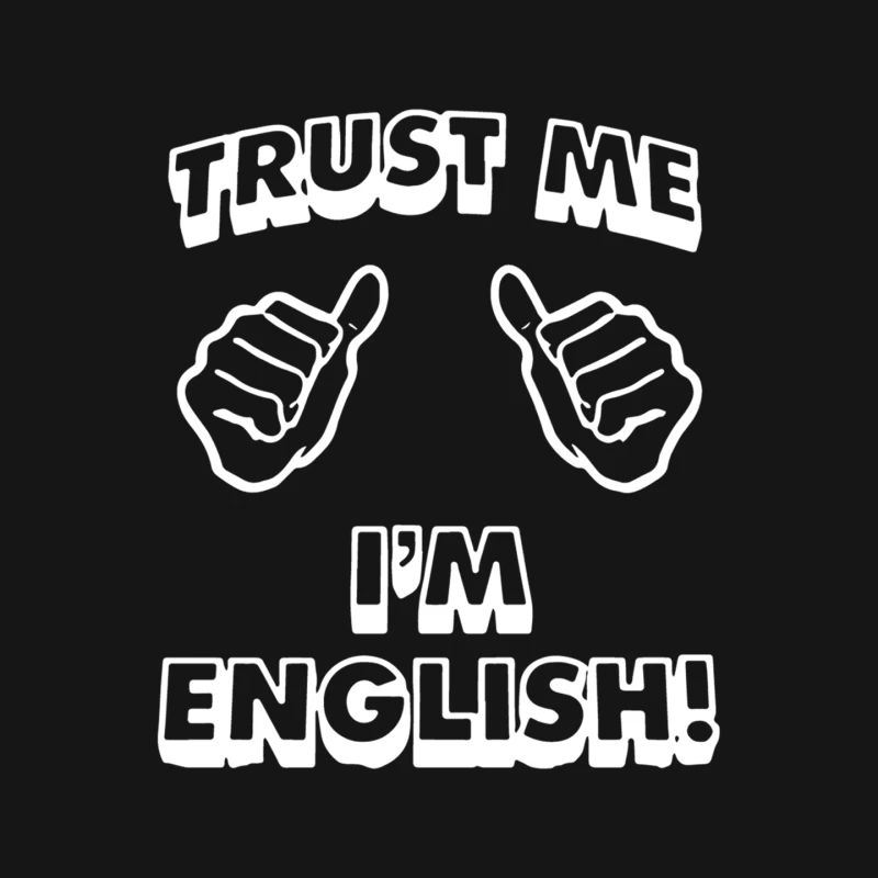 Trust Me I_m English Mouse Pad