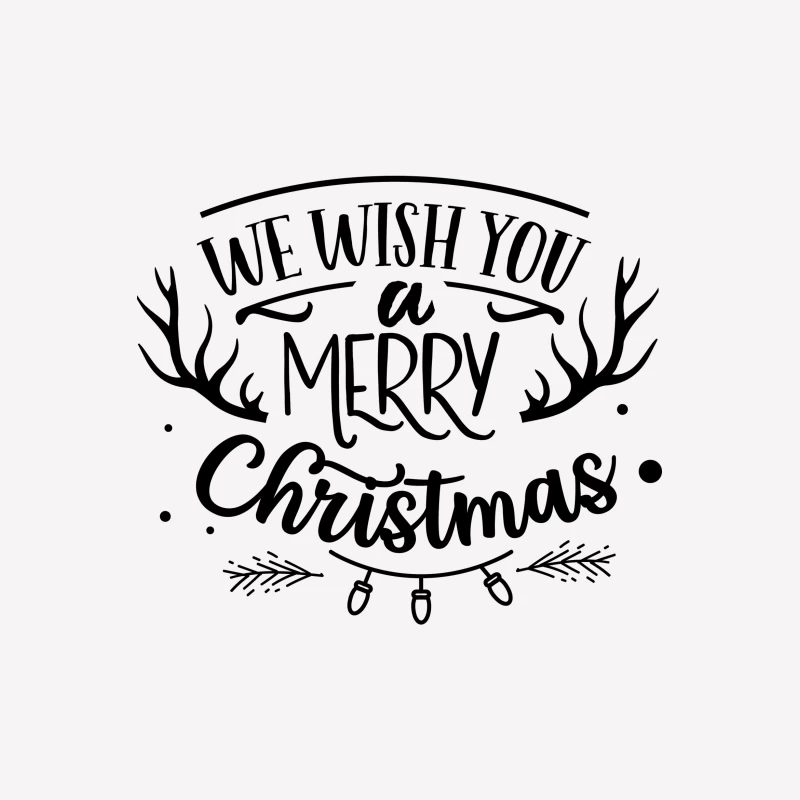 Souhait de Joyeux Noël avec Graphismes Festifs Femme T-Shirt
